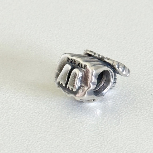 Pandora Sterling Silver Retired Guardian Angel Of Hope Wings Bead Charm - Picture 4 of 4